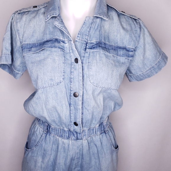 CURRENT ELLIOTT Denim Light wash Romper   G - Picture 3 of 11
